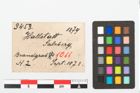 Etikett zu Bronzering (NHMW-PRAE-003453)